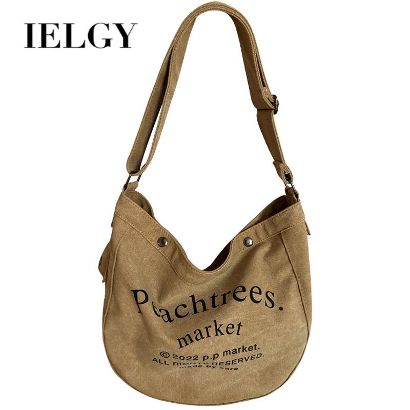 Túi Xách canvas Cỡ Lớn In Chữ Thời Trang Cho Nữ