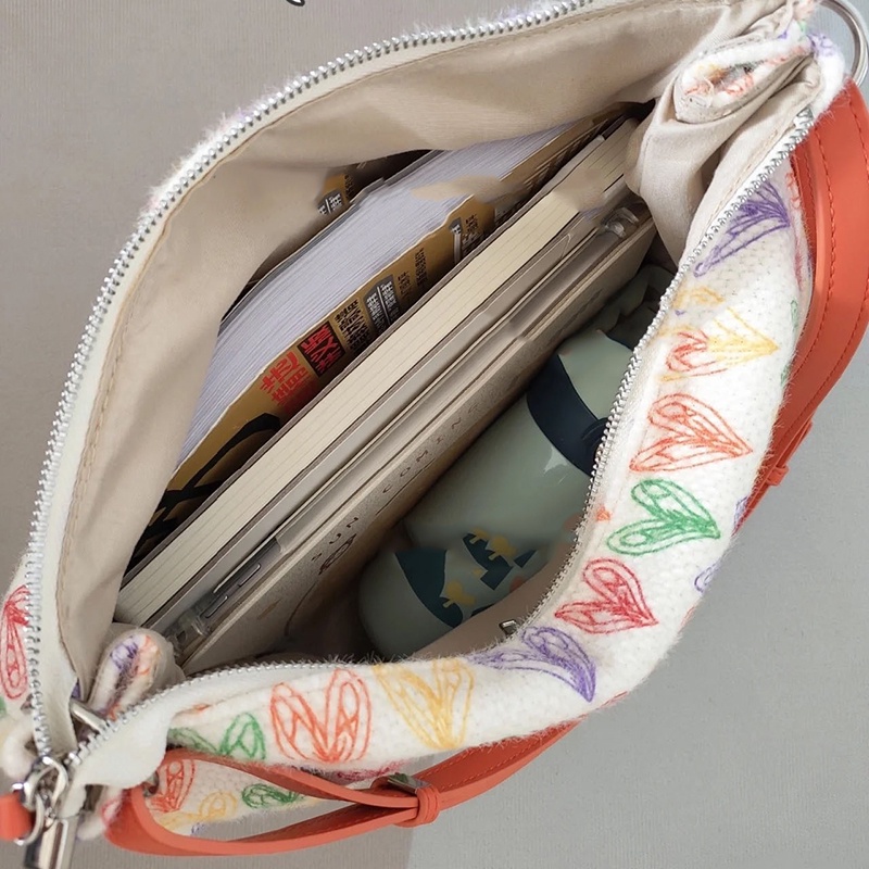 Túi tote Vải canvas Cỡ Lớn Màu Sắc Ngọt Ngào Thời Trang Cho Nữ