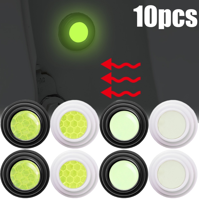 Set 1 / 10 Miếng Đệm Silicone Dán Cửa Xe Hơi Cách Âm Chống Va Chạm