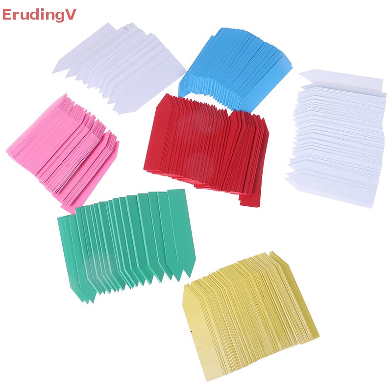 Bộ 100 Thẻ Nhựa Đánh Dấu Cây Trồng Kích Thước 10x2cm Tiện Dụng Cho Sân Vườn