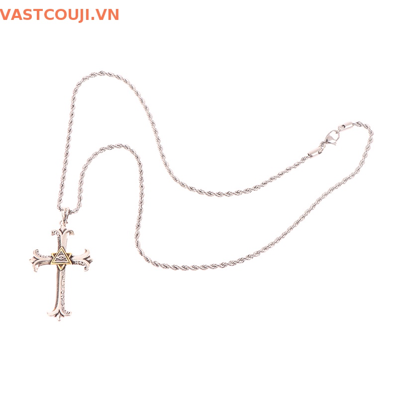 Vòng cổ Mặt Thánh Giá Phong Cách Hip Hop Cổ Điển Thời Trang Cho Nam Và Nữ