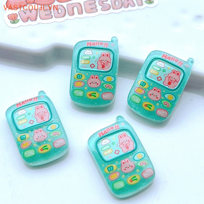Set 10 Mô Hình Điện Thoại Mini Trang Trí Nhà Búp Bê