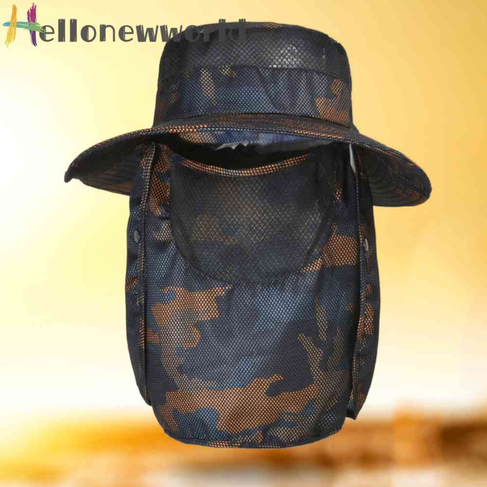 Mũ Polyester Chống Tia UV Bảo Vệ Khuôn Mặt Có Thể Điều Chỉnh Dành Cho Làm Vườn