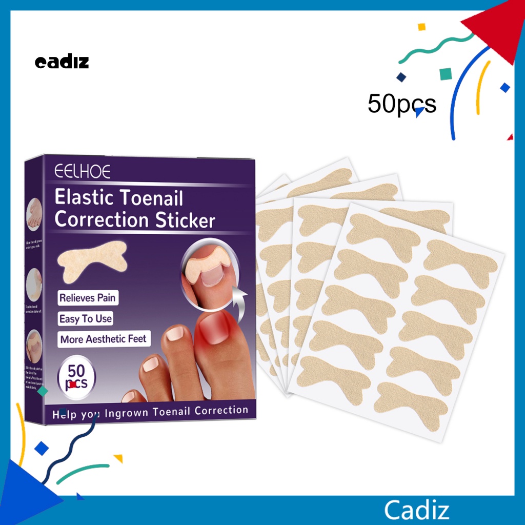 Bộ 50 Miếng Dán Móng Chân Thoáng Khí Hình Bướm Cho Nam