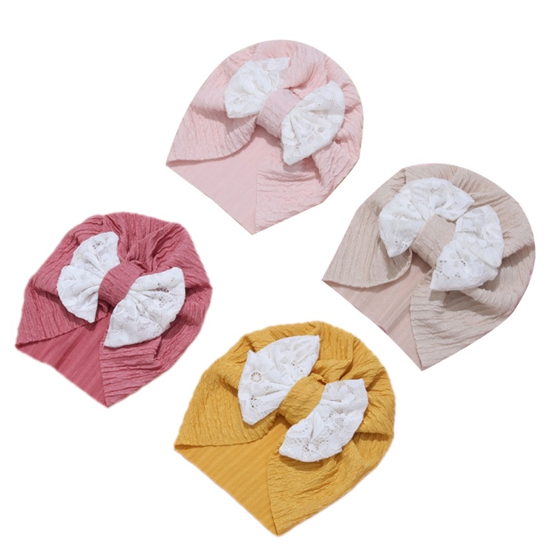 Mũ Beanie Phối Ren Phong Cách Trung Tính Thời Trang Mùa Hè Dành Cho Bé