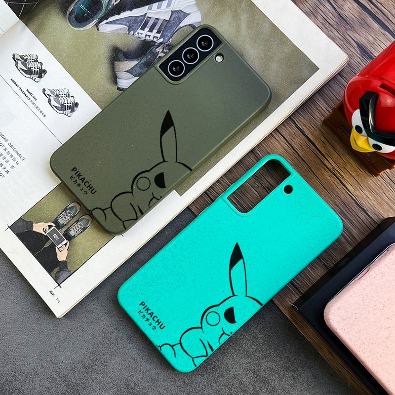 Hoạt Hình Ốp Điện Thoại Hình Pikachu Cho Samsung S23 Ultra S23 + S22 Ultra Galaxy S22 Plus S21 FE S20 A12 A13 A14 A52 A53 A54 A72