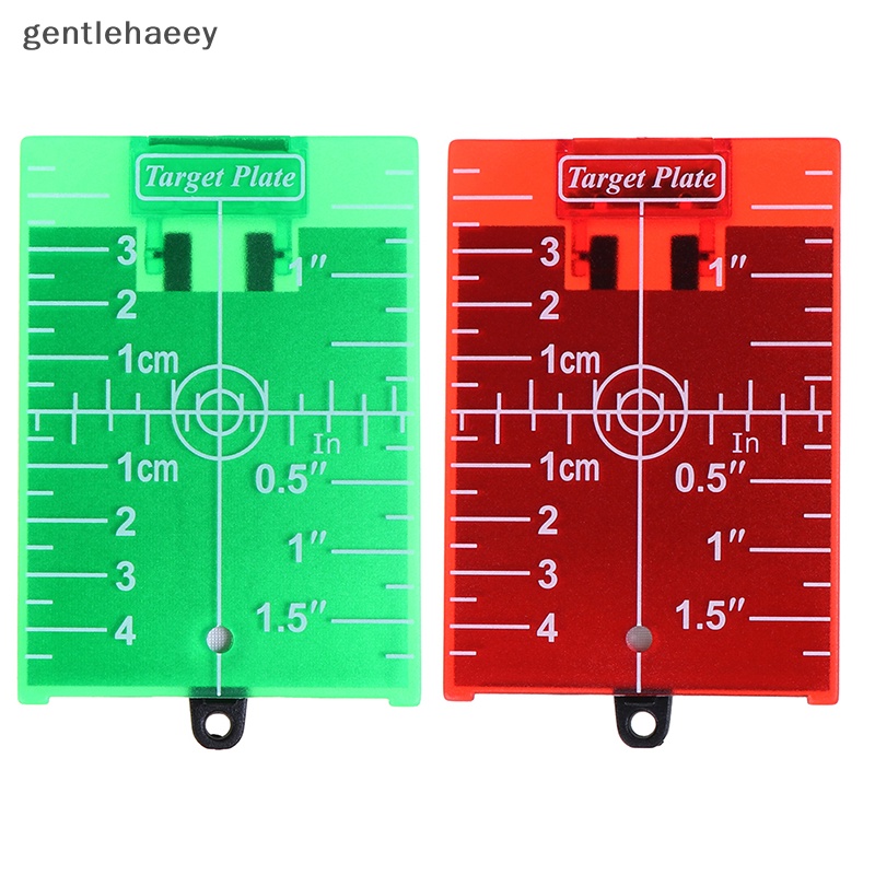 Thẻ Mục Tiêu Laser Từ Tính 1 inch / cm Màu Xanh Lá / Đỏ