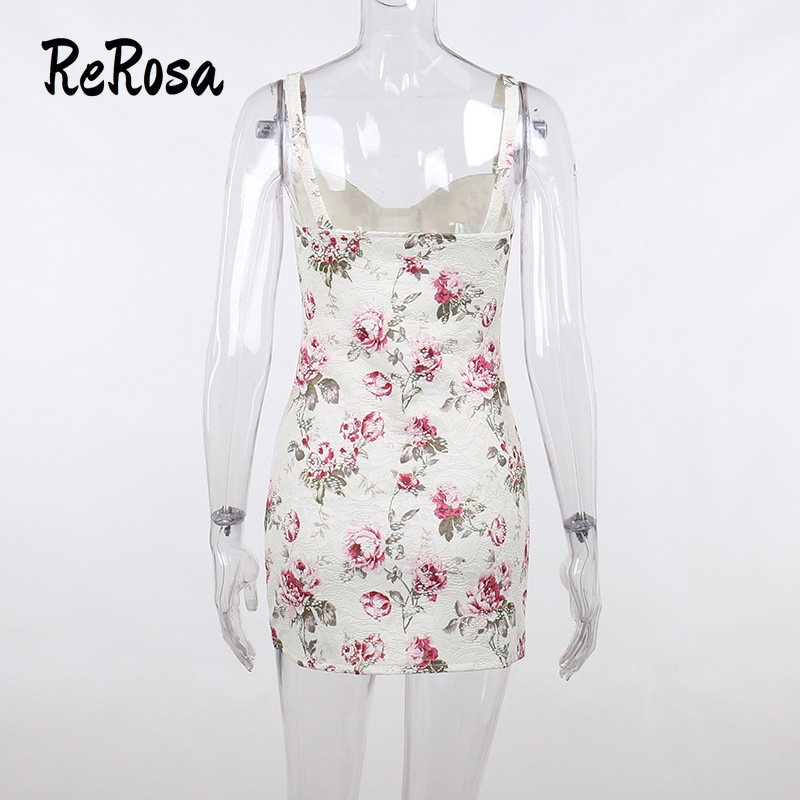 Đầm Hai Dây Phối Ren In Họa Tiết Vintage Thời Trang 2023 Cho Nữ