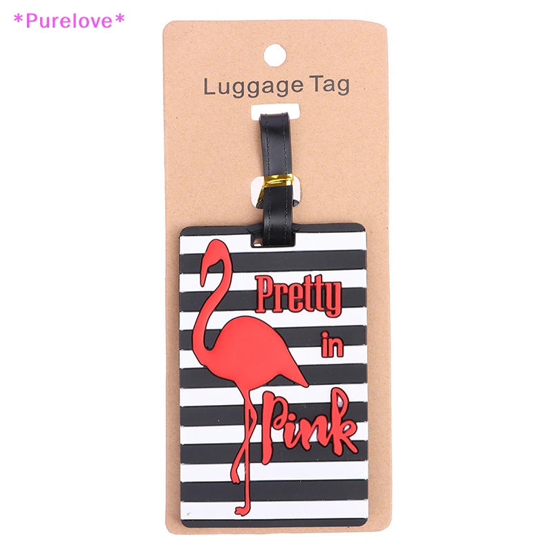 Nhãn Tên Hành Lý Du Lịch Họa Tiết Hoạt Hình Xinh Xắn Mới