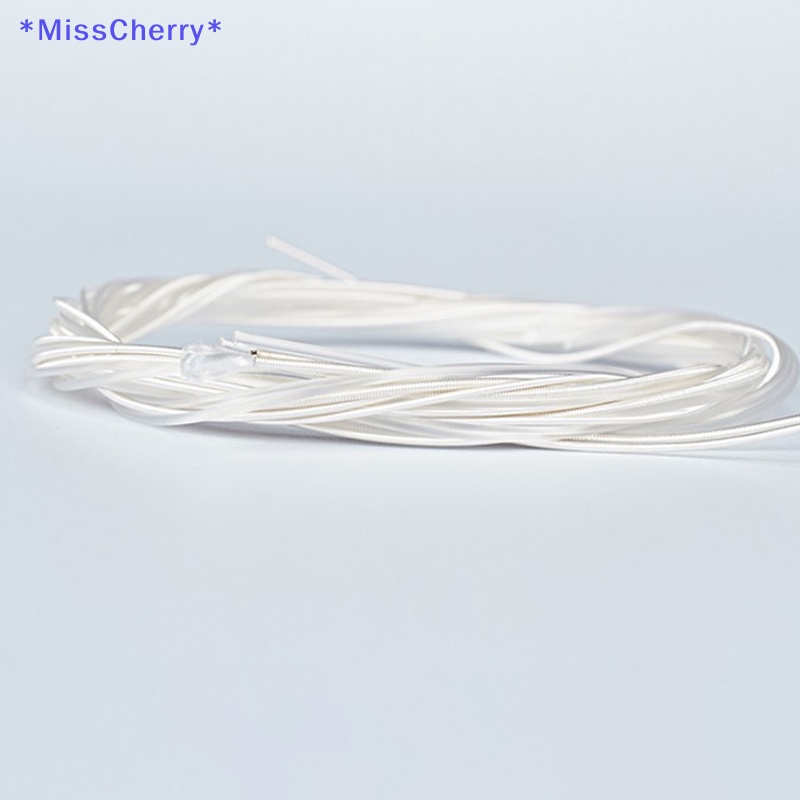 Set 6 Dây Đàn Guitar Bằng Nylon Màu Bạc Dành Cho Guitar Cổ Điển Mới