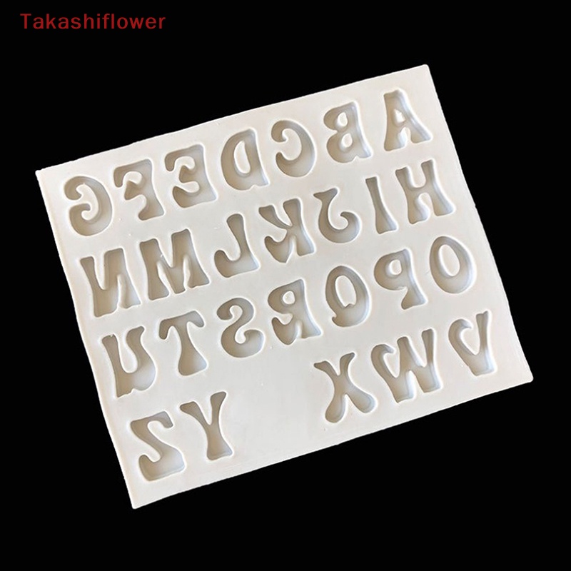 Khuôn Silicone Tạo Hình Chữ Cái Và Số 3D Trang Trí Bánh