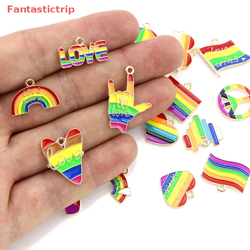 Set 20 Mặt Dây Chuyền / Bông Tai / Vòng Tay DIY Hình Trái Tim / Giọt Nước Mưa Độc Đáo Mới