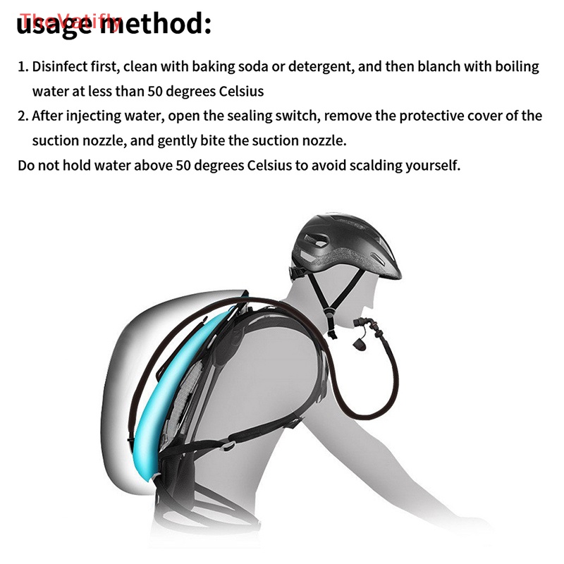 [Thevalifly] Túi Đựng Nước 2L Chống Rò Rỉ Dùng Khi Đi Xe Đạp Leo Núi