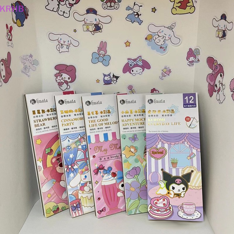 Krhb Kawaii Phim Hoạt Hình Doodle This Anime Kuromi Come with Tô Màu Nước Mới