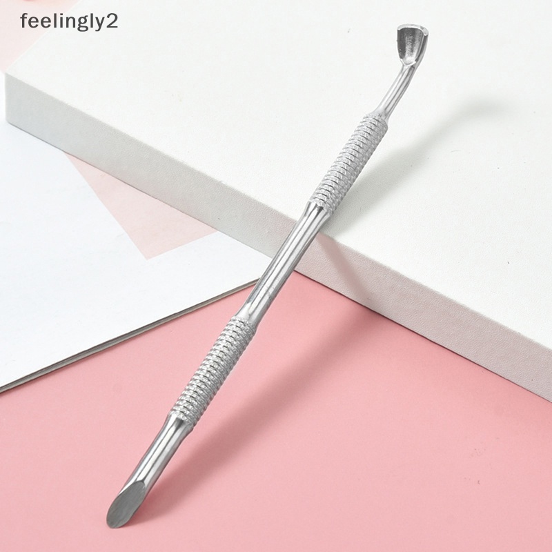 Muỗng Hai Đầu Bằng Thép Không Gỉ Chuyên Dụng Cho Làm Móng