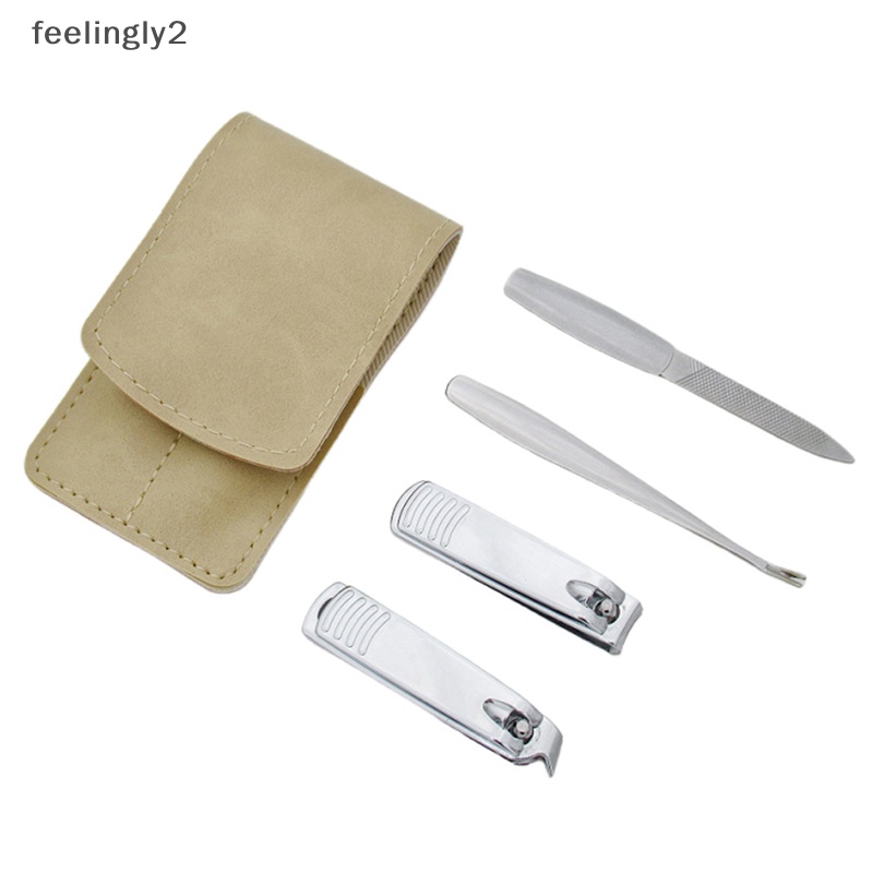Bộ 4 Dụng Cụ Chăm Sóc Móng Tay Bằng Thép Không Gỉ