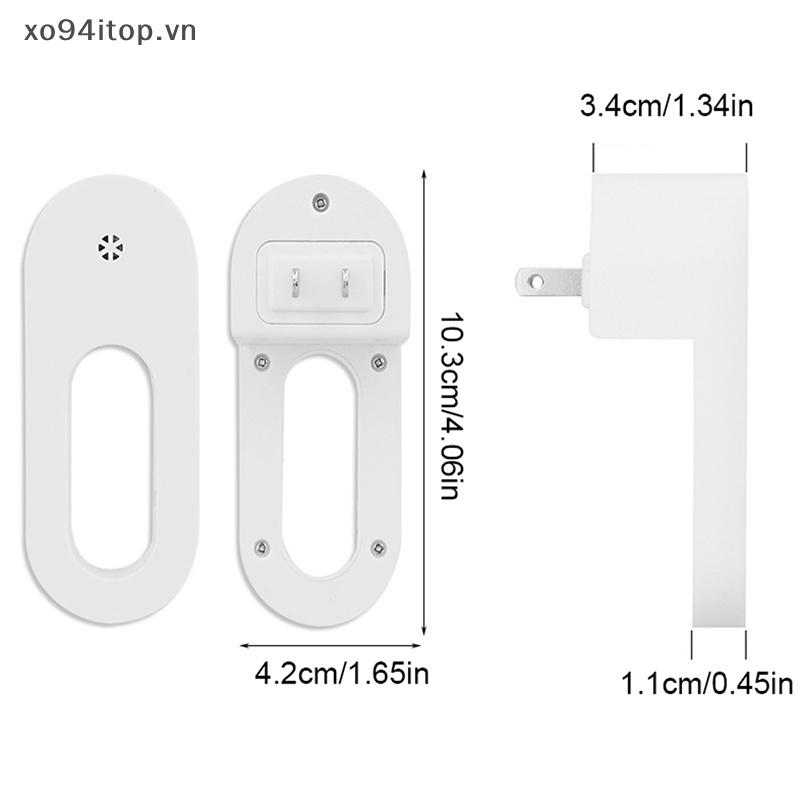 1 Ổ Cắm Đèn Ngủ Cảm Biến Ánh Sáng Trắng Ấm