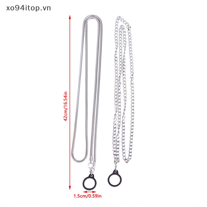 Dây Đeo Cổ Chống Thất Lạc Bằng Silicon Và Kim Loại Cho XOITOP