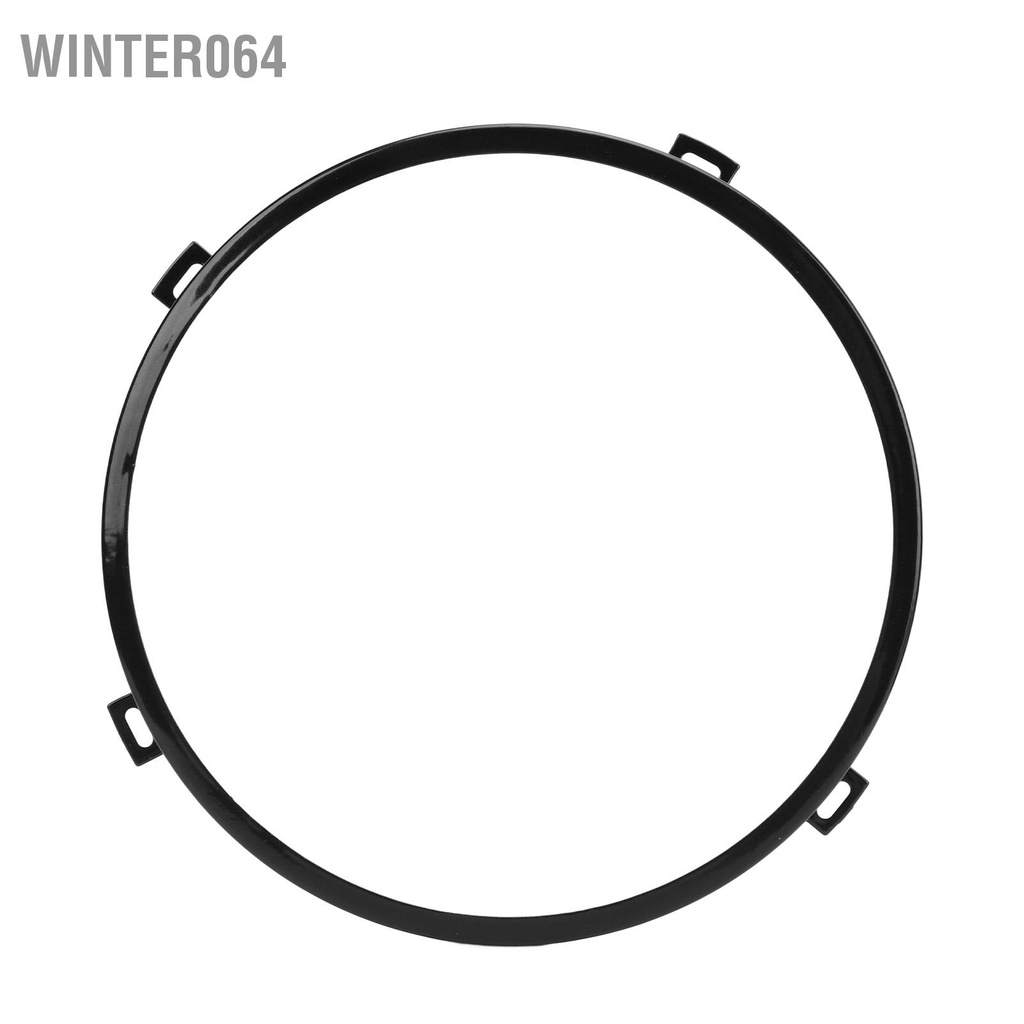 Winter064 Đèn Pha Tròn 7Inch Gắn Giá Đỡ Vòng Bộ Kim Loại Đen Thay Thế Cho Xe Jeep Wrangler JK 2007 Đến 2017