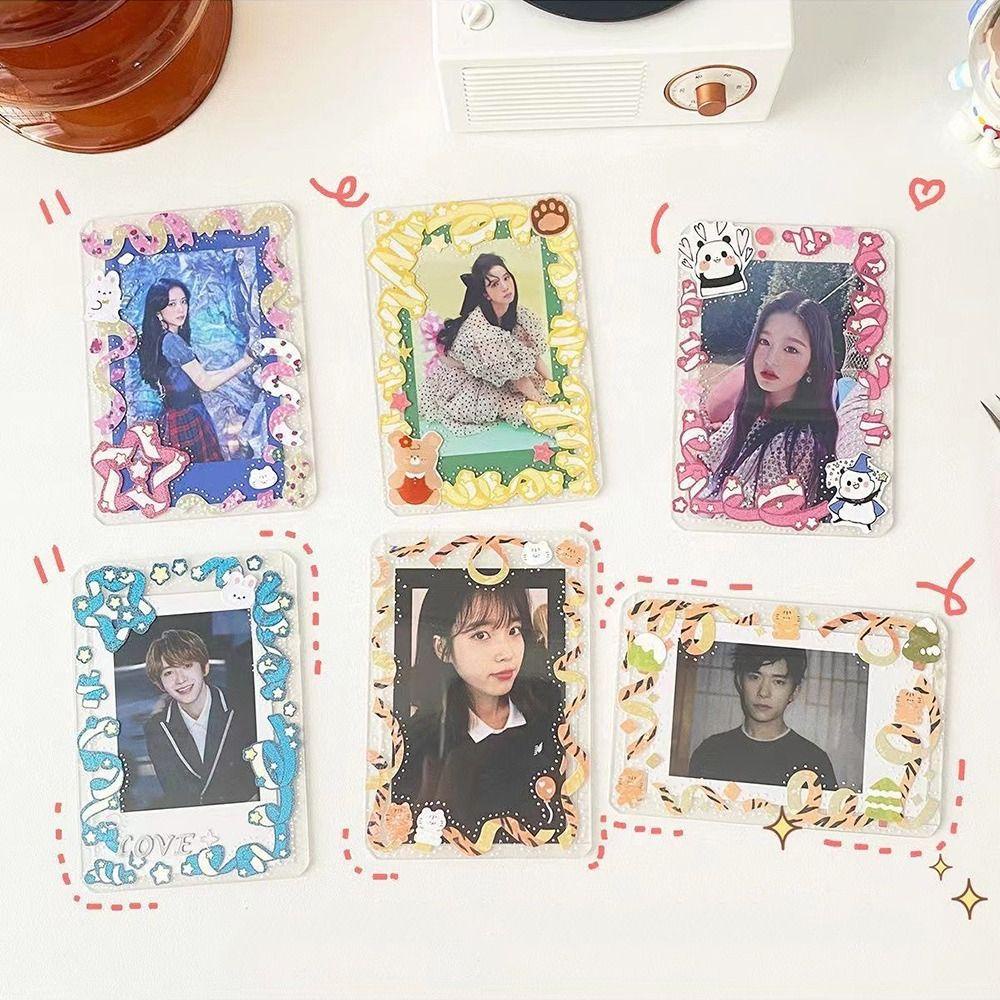 26EDIE Goo Bao Đựng Thẻ Bằng PVC Thiết Kế Sáng Tạo Phong Cách Hàn Quốc