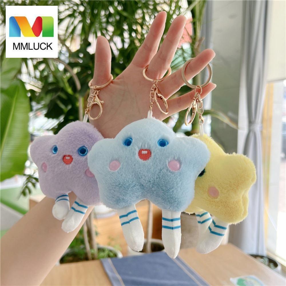 Móc Khóa Hình Ngôi Sao Nhồi Bông Mềm Mại Dễ Thương