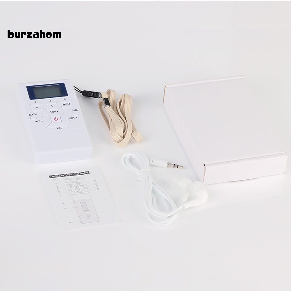 Radio FM Mini HRD-102 2 Kênh Kỹ Thuật Số Có Tai Nghe