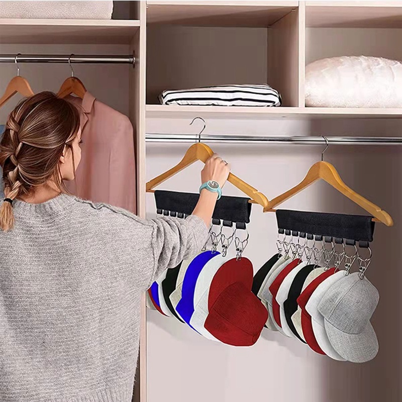Giá Đỡ Kẹp Mũ Tự Dính Bằng Thép Không Gỉ Có Thể Gập Lại Đa Năng Sắp Xếp Gọn Gàng Sắp Xếp Gọn Gàng