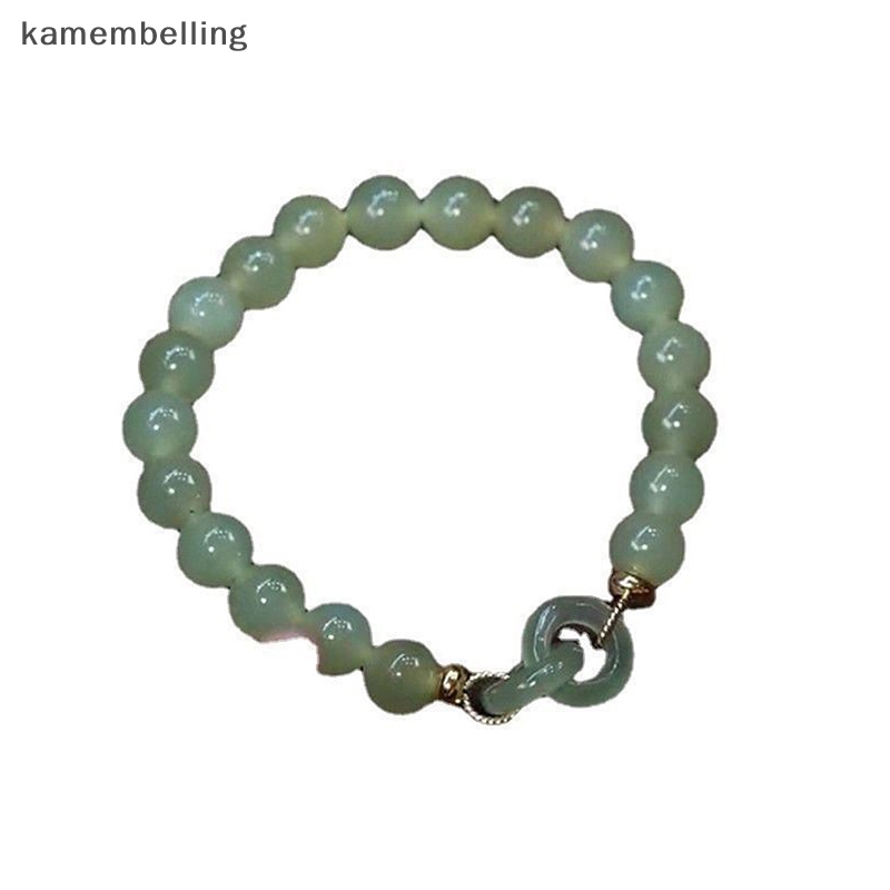 Vòng Tay Chuỗi Hạt Đá Tự Nhiên Hình Trái Tim Thời Trang Mùa Hè Cho Nữ