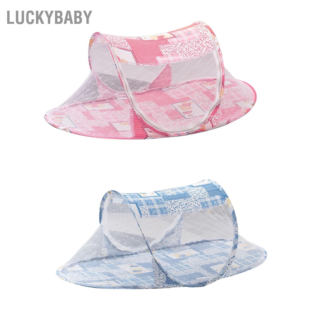 Mùng lều lưới chống muỗi cho bé sơ sinh - Màn Chụp Cho Bé Gấp Gọn - Dây kéo thoáng khí - HILUCKYBABY