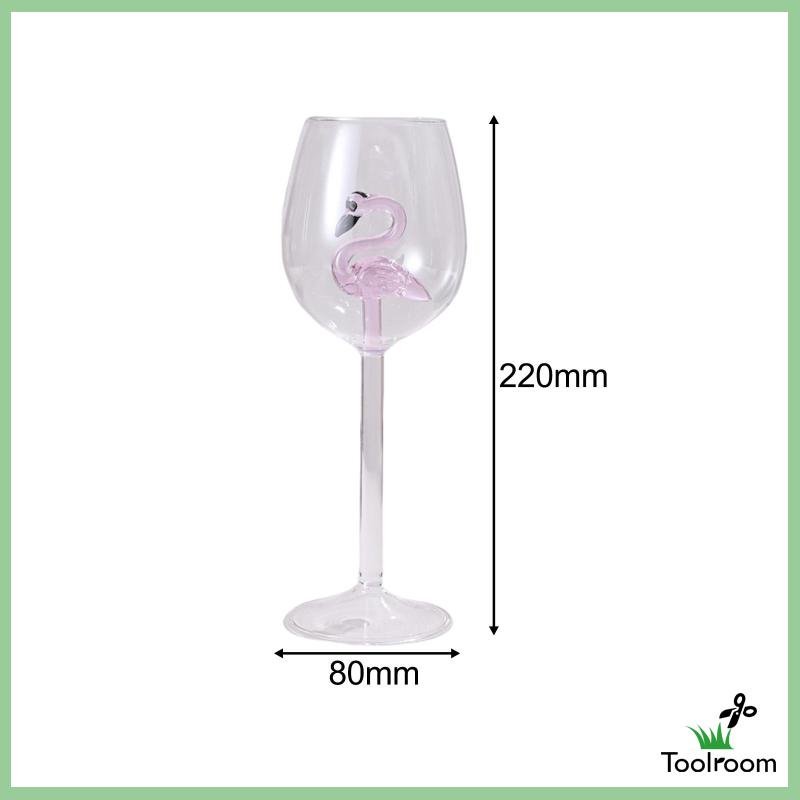 Mắt Kính Hình Chim Hồng Hạc Dùng Trang Trí Tiệc