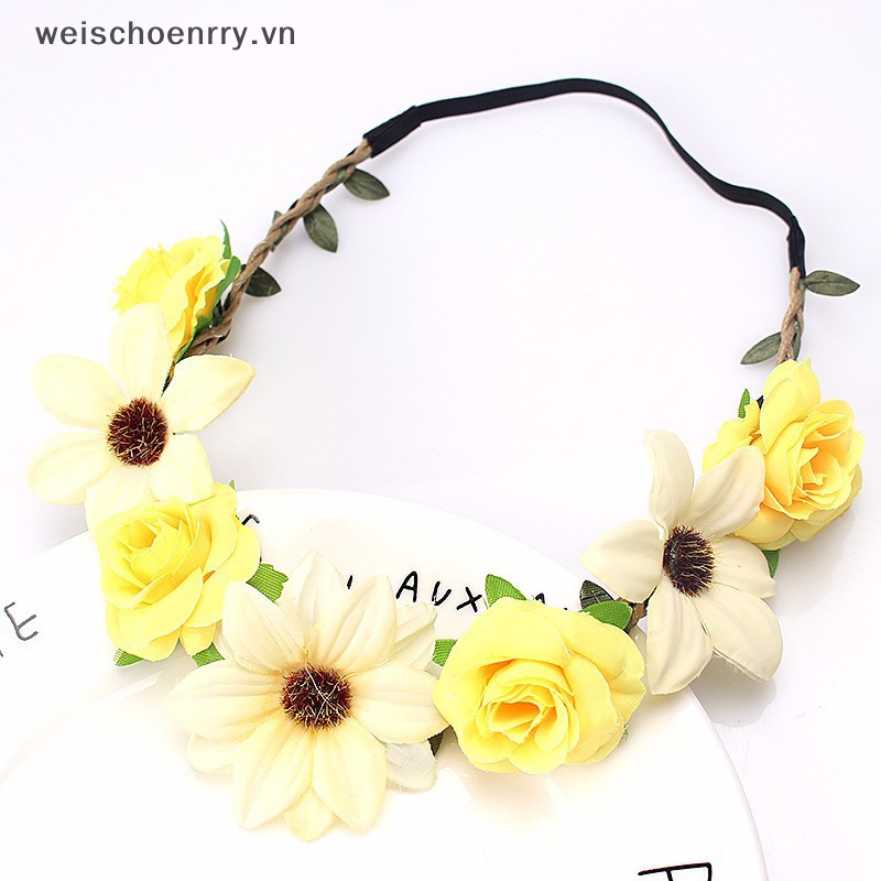 Vòng Hoa Đội Đầu Kiểu Công Chúa Cho Đám Cưới