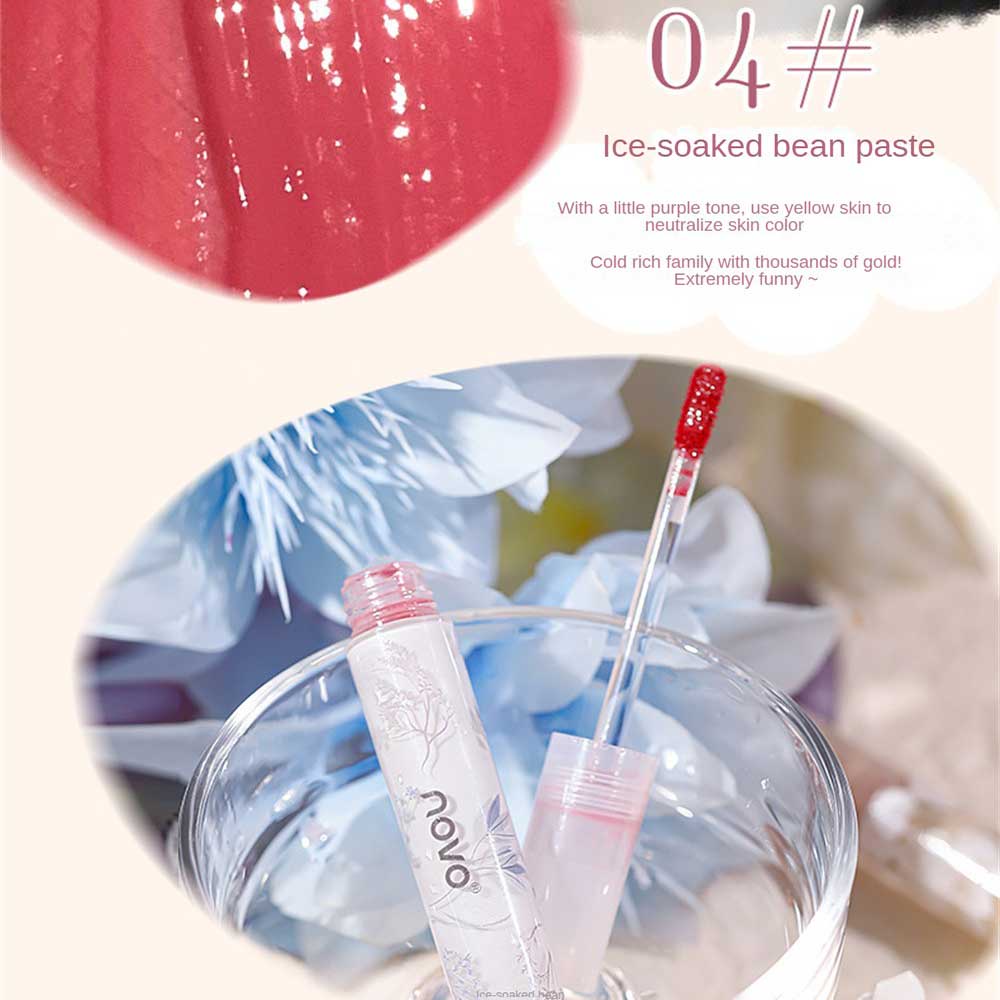 Son Bóng Hiệu Ứng Gương Dưỡng Ẩm Bền Màu NOVO