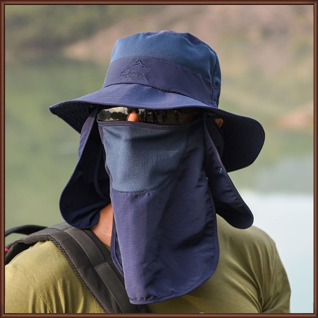 Mũ Rộng Vành Chống Nắng Thoáng Khí Khô Nhanh Thời Trang Mùa Hè Cho Nam Và Nữ