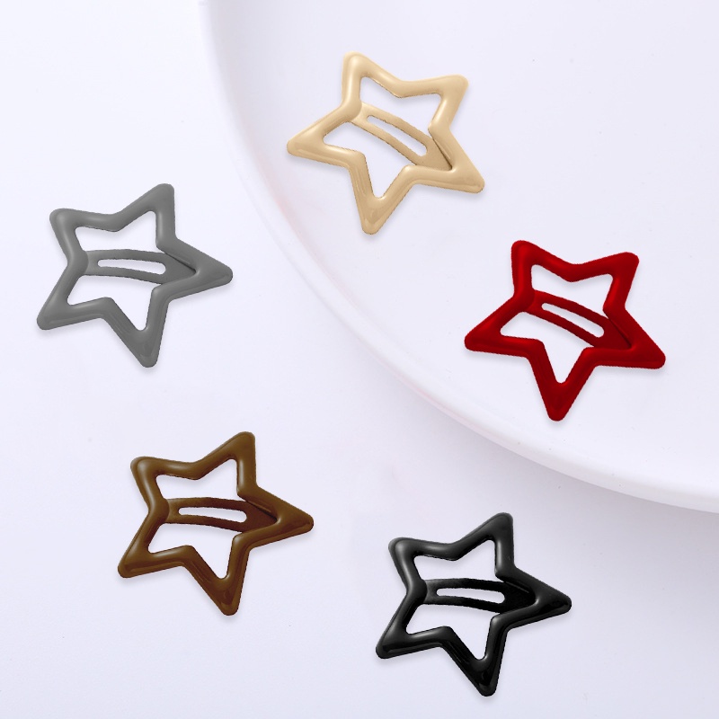 Kẹp Tóc Hình Ngôi Sao Nhiều Màu Sắc Dễ Thương Cho Nữ Y2K dreamdiary