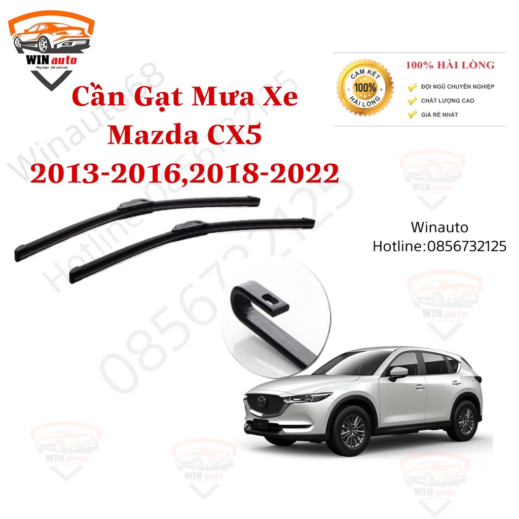Gạt mưa xe Mazda CX5 2013-2016, 2018-2022 hàng chuẩn vừa zin theo xe, gạt siêu sạch