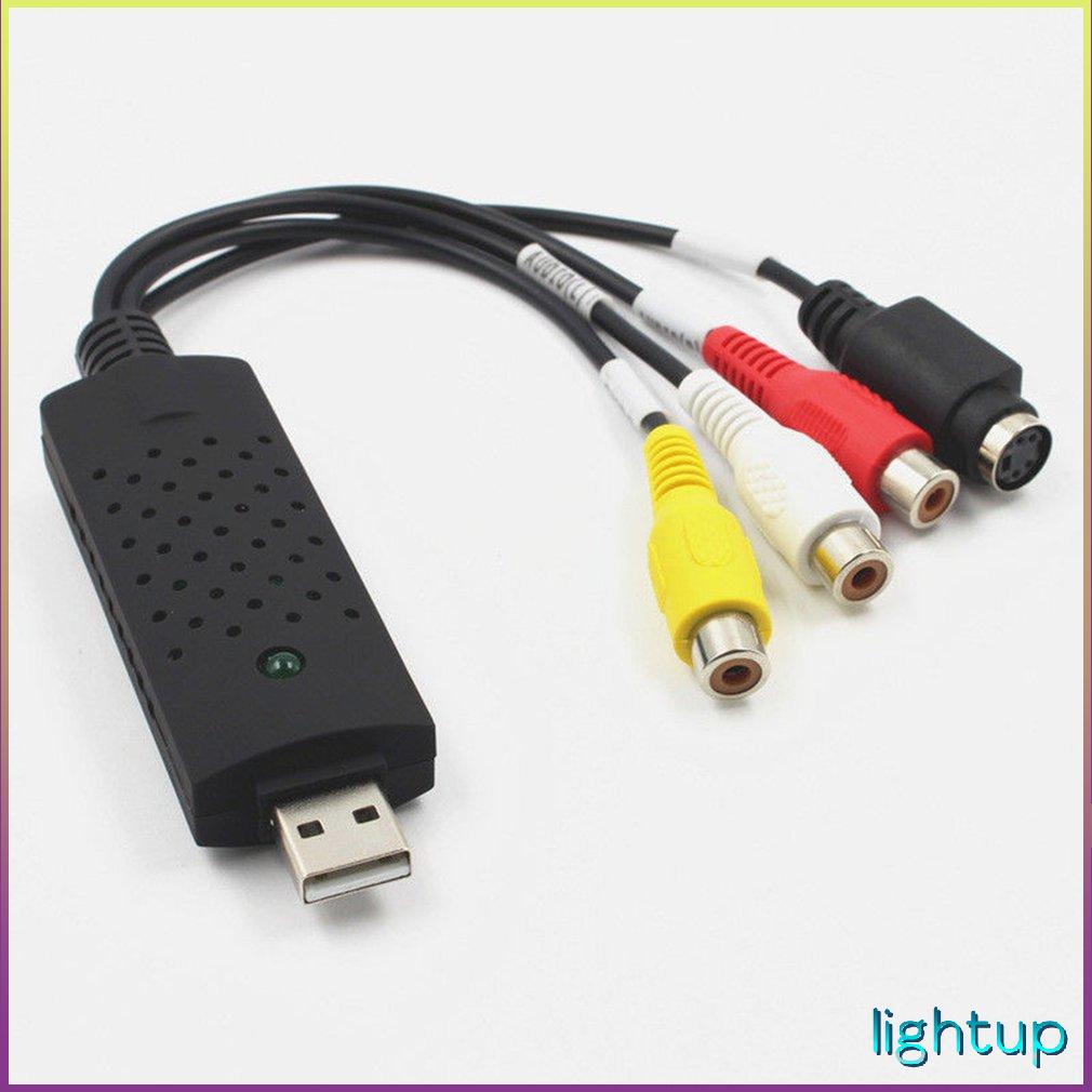Vhs To Digital File Converter Express USB 2.0 Video Grabber Audio Av Computer