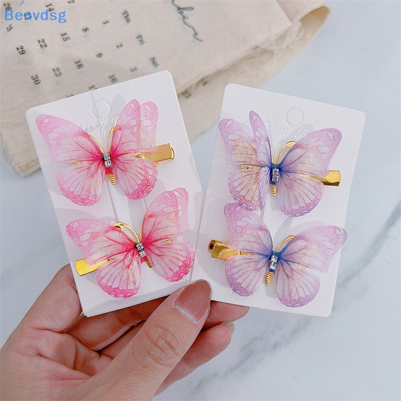 Kẹp Tóc Hình Bướm 3D Dễ Thương Cho Bé Gái