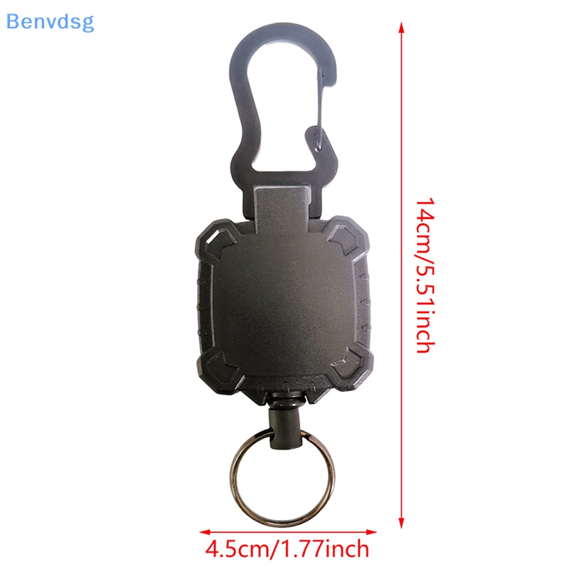 1 Móc Chìa Khóa Bằng Kim Loại Có Thể Thu Gọn Tiện Dụng