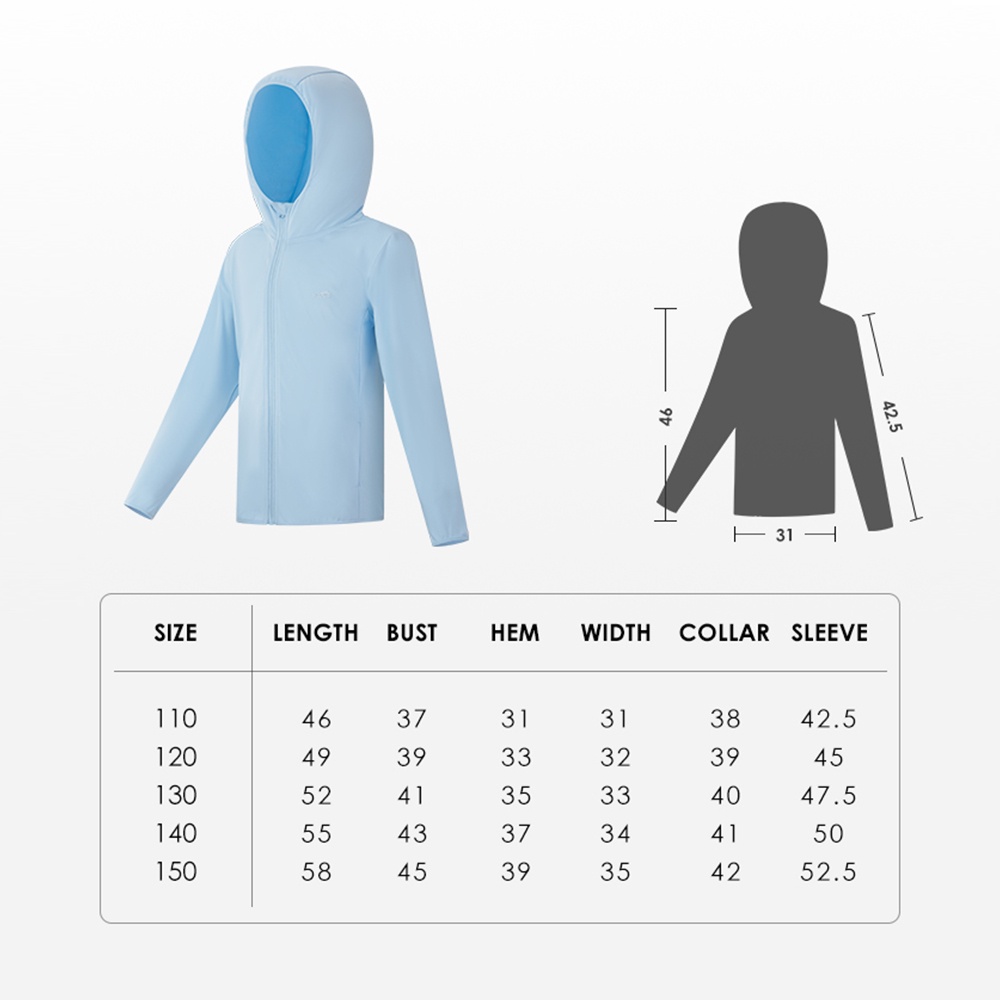 OhSunny Áo Khoác Chống Nắng Chống Tia UV Có Nón Cho Gia Đình