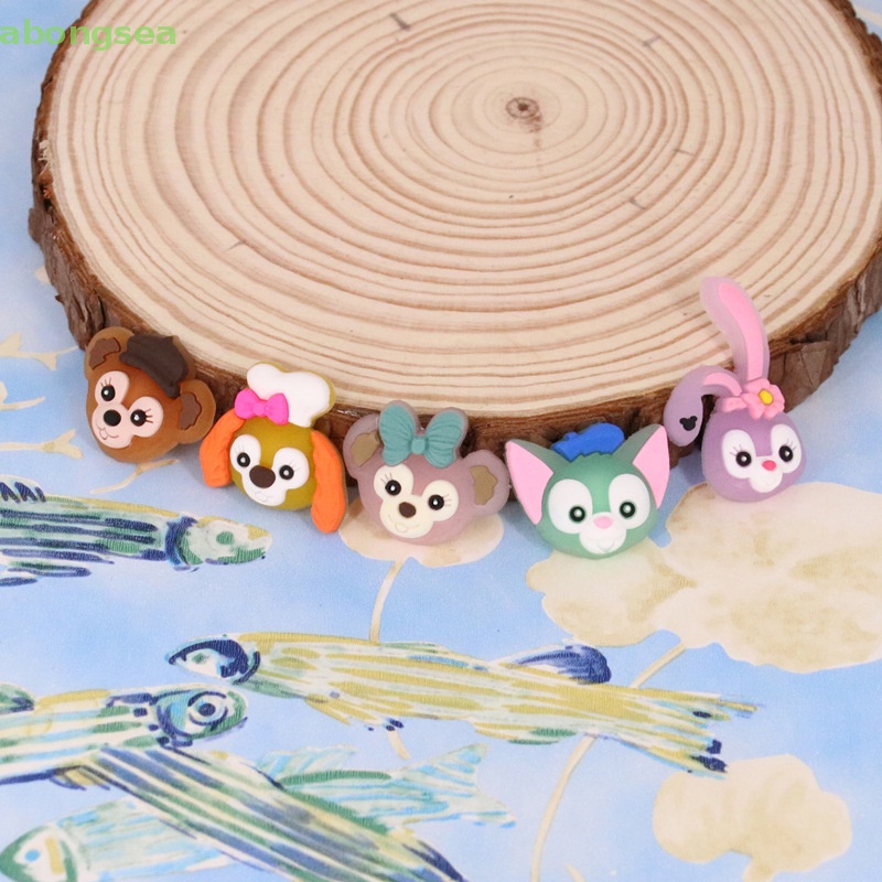 Set 5 Miếng Dán PVC Mềm Phản Quang Họa Tiết Hoạt Hình Dễ Thương Trang Trí Ốp Điện Thoại DIY