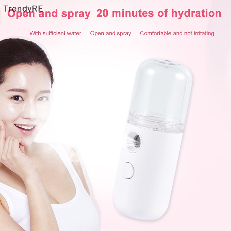 Máy Phun Sương Tạo Độ Ẩm Không Khí Bằng Sóng Siêu Âm Có Thể Sạc Lại Qua Cổng USB