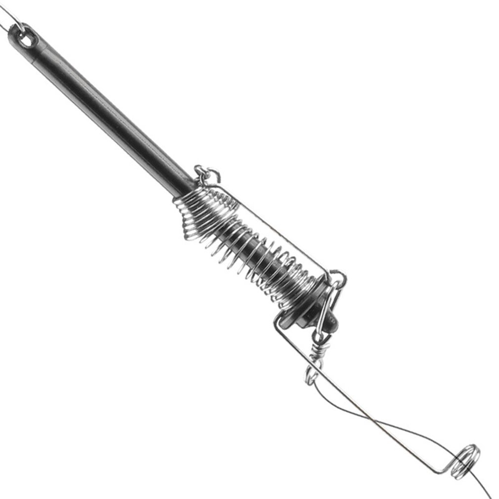 Automatic Fishing Hook Device Spring Neutral 304 Stainless Steel Fisherman Leisure [Q/3]
