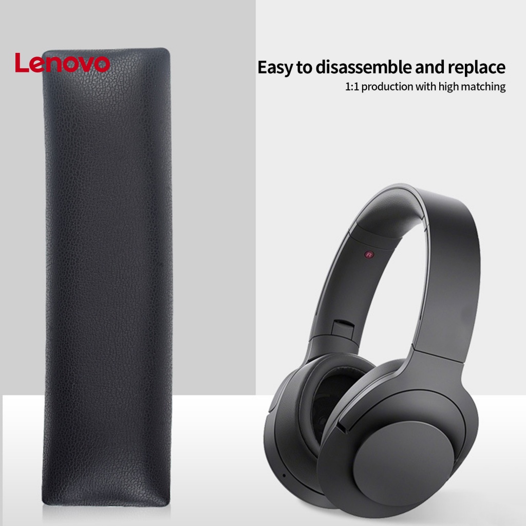 Đệm tai nghe LENOVO bằng da giả thoải mái thay thế cho SONY MDR-100ABN / WH-H900N