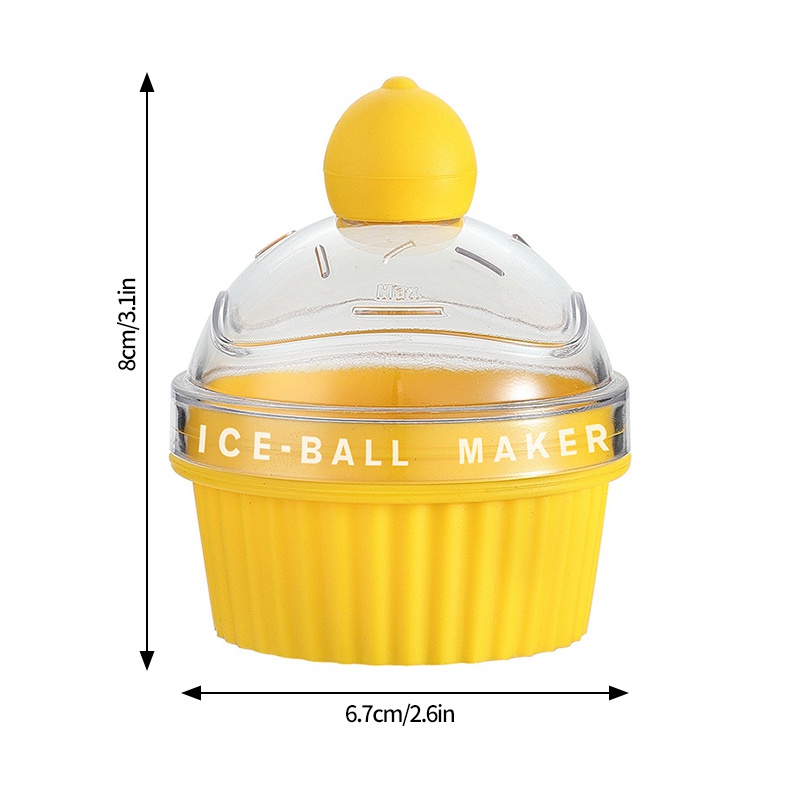 Khuôn Làm Đá Bi Tròn 6.7cm Xinh Xắn