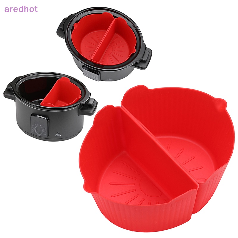 Miếng Lót Phân Cách Nồi Chảo 8 / 6 Qt Bằng Silicon Chống Rò Rỉ Có Thể Tái Sử Dụng Mới