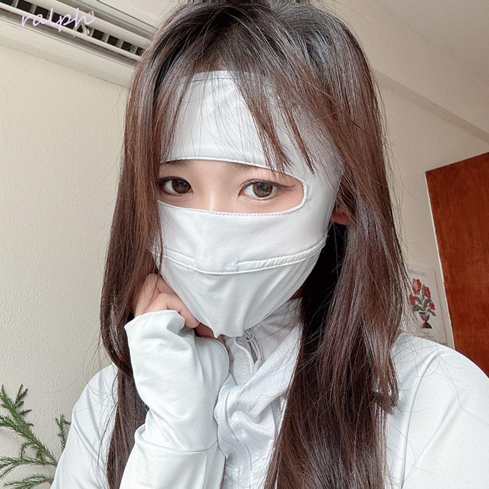 Khẩu Trang Chống Tia UV Thoáng Khí Màu Trơn Thời Trang Mùa Hè