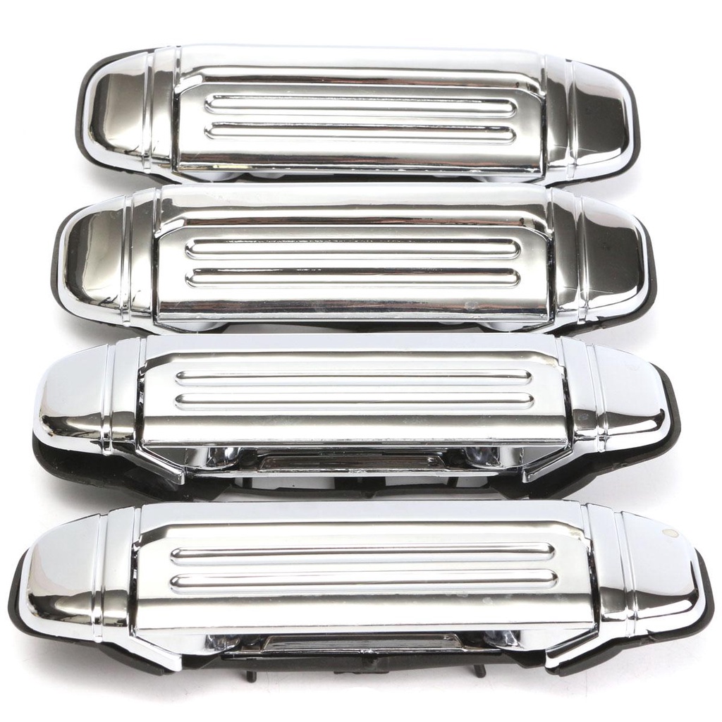 Bộ 4 Tay Nắm Cửa Mạ Chrome Thay Thế Chuyên Dụng Cho Xe Hơi Mitsubishi PAJERO 1992 1993 1994 1995 1996 1997