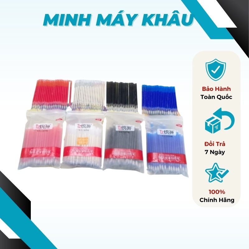 Túi 100c Ruột Bút Bay Màu Vẽ Vải, Bút Bay Màu Nhiệt Khi Là Ủi, (Tặng Kèm 1 Vỏ Bút) Phụ Tùng Máy Khâu