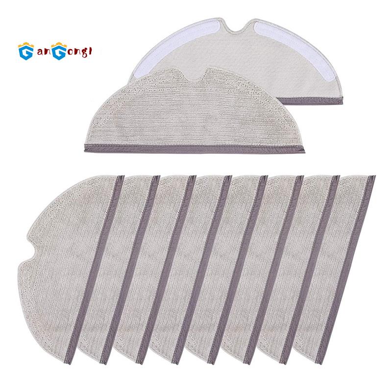 10 chiếc Vải lau sợi nhỏ tương thích cho các bộ phận của máy hút bụi Roborock S5 S5 Max S6 S6 Pure S6 MaxV E4 E35 E2