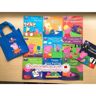 Peppa pig 10q + tặng túi xách - tặng file mp3